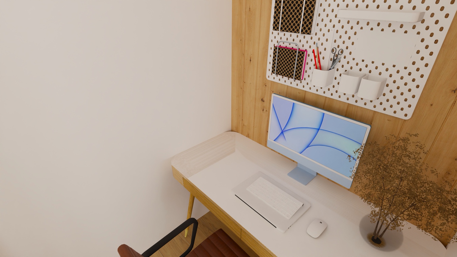 Bureau sur mesure — Vue rapprochée